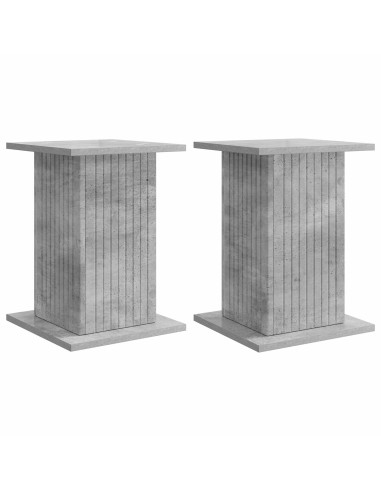 Supporto per piante 2 pcs Grigio Cemento 30,5 x 30 x 43 cm