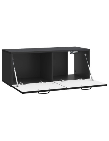 Mobile Porta TV da Muro Nero 78,5 x 31 x 30 cm