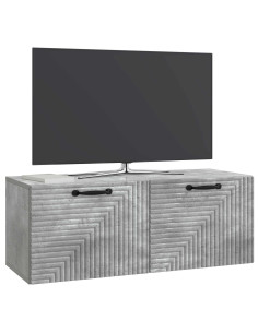 Mobile Porta TV da Muro Grigio Cemento 78,5 x 31 x 30 cm 2