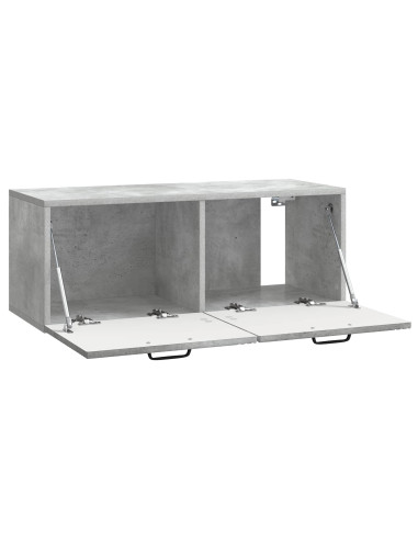 Mobile Porta TV da Muro Grigio Cemento 78,5 x 31 x 30 cm