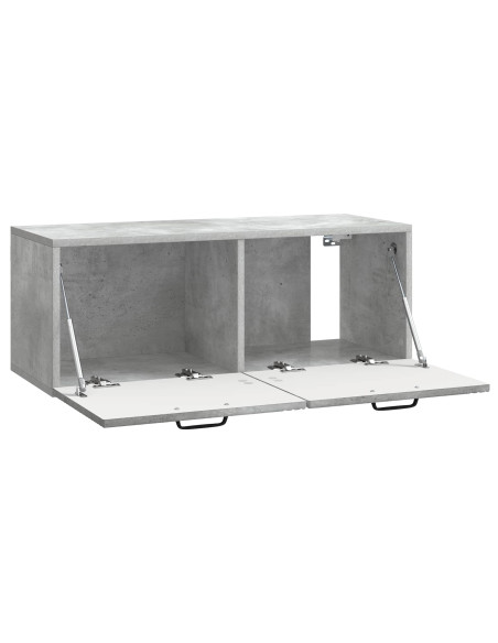 Mobile Porta TV da Muro Grigio Cemento 78,5 x 31 x 30 cm