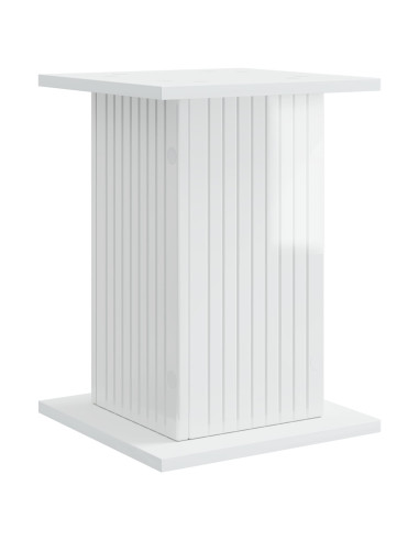 Supporto per piante 2 pcs Bianco Lucido 30,5 x 30 x 43 cm