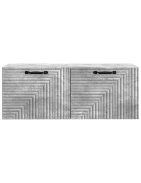 Mobile Porta TV da Muro Grigio Cemento 78,5 x 31 x 30 cm