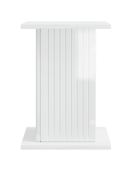 Supporto per piante 2 pcs Bianco Lucido 30,5 x 30 x 43 cm