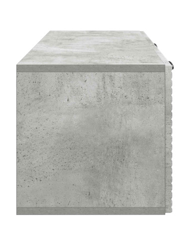 Mobile Porta TV da Muro Grigio Cemento 78,5 x 31 x 30 cm