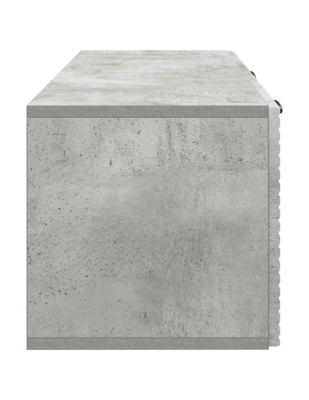Mobile Porta TV da Muro Grigio Cemento 78,5 x 31 x 30 cm