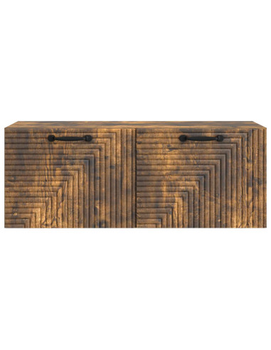 Mobile Porta TV da Muro Rovere Fumo 78,5 x 31 x 30 cm