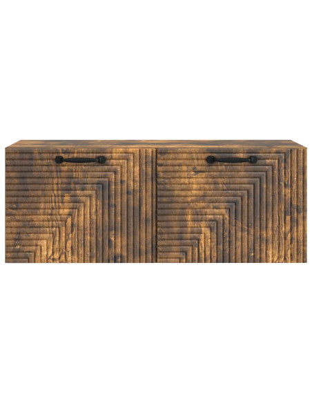 Mobile Porta TV da Muro Rovere Fumo 78,5 x 31 x 30 cm