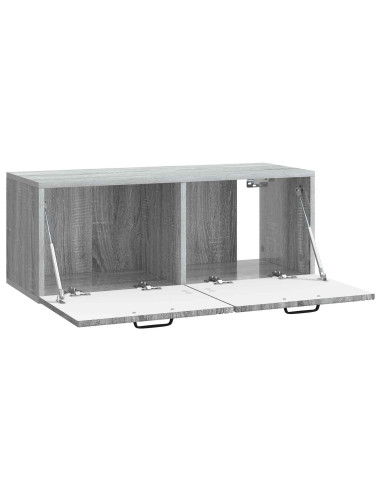 Mobile Porta TV da Muro Grigio Sonoma 78,5 x 31 x 30 cm