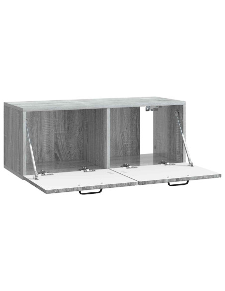 Mobile Porta TV da Muro Grigio Sonoma 78,5 x 31 x 30 cm