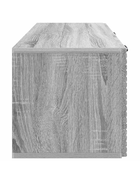 Mobile Porta TV da Muro Grigio Sonoma 78,5 x 31 x 30 cm