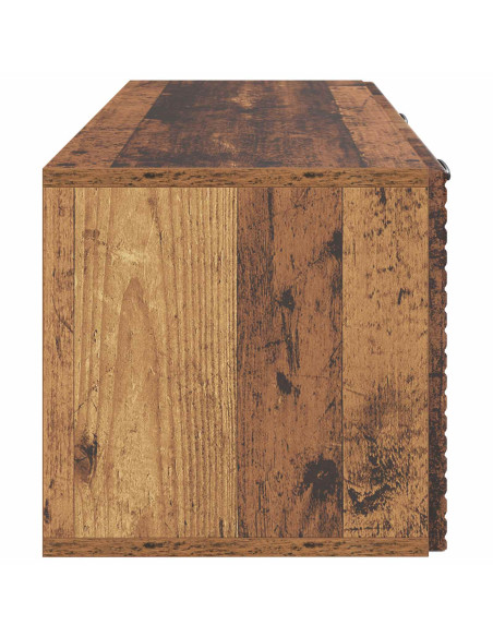 Mobile Porta TV da Muro Legno antico 78,5 x 31 x 30 cm