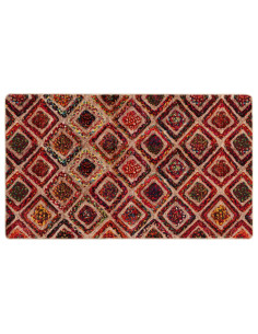 Runner Tappeto MARSA Multicolore 80 x 200 cm Poliestere e PVC 2