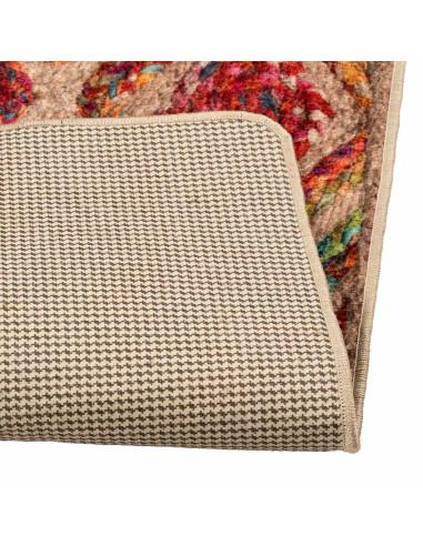 Runner Tappeto MARSA Multicolore 80 x 250 cm Poliestere e PVC