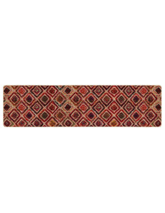 Runner Tappeto MARSA Multicolore 80 x 450 cm Poliestere e PVC 2
