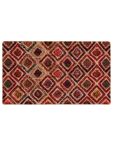 Runner Tappeto MARSA Multicolore 100 x 150 cm Poliestere e PVC