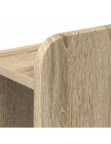 Telaio del letto con storage Rovere Sonoma 80 x 200 cm