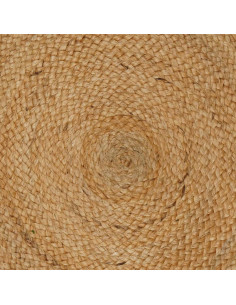 Tappeto Naturale Ø 120 cm Juta 2