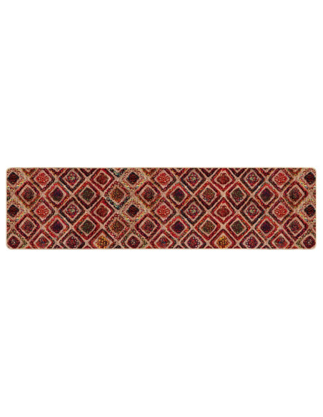 Runner Tappeto MARSA Multicolore 100 x 400 cm Poliestere e PVC