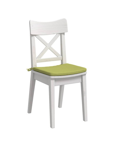 Cuscini per Seduta 4 pcs Verde chiaro 40 x 40 x 3 cm Tessuto