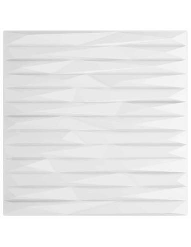 Pannelli da parete 24 pcs Pietra Bianca 50 x 50 cm Schiuma XPS