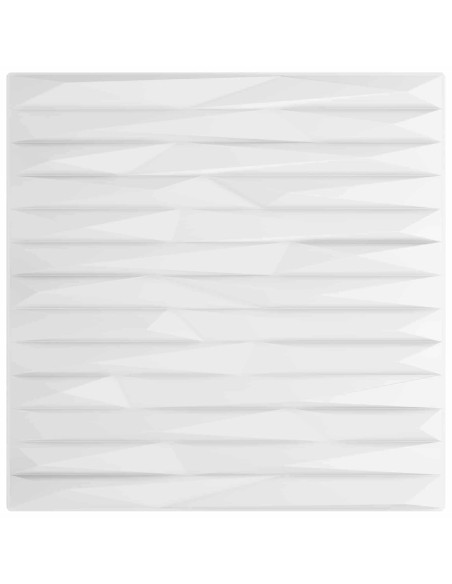 Pannelli da parete 24 pcs Pietra Bianca 50 x 50 cm Schiuma XPS