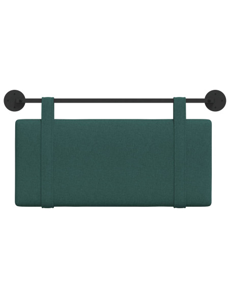 Testata appesa Tinta unita Verde Scuro 90 x 55 x 5 cm Tessuto