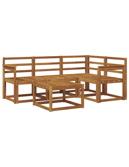 Set di divani da esterno 5 pcs Naturale
