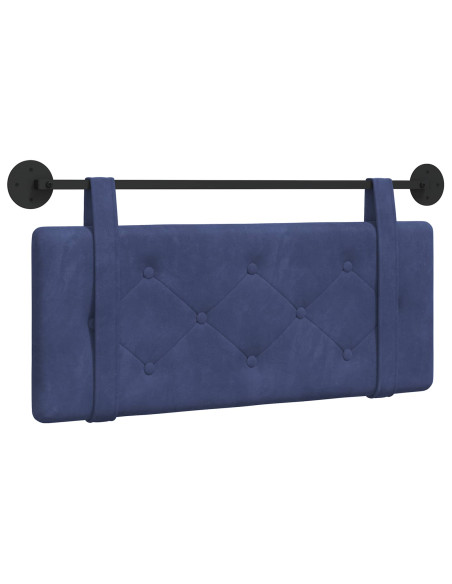 Testata appesa Blu Polizia 110 x 55 x 5 cm Velluto