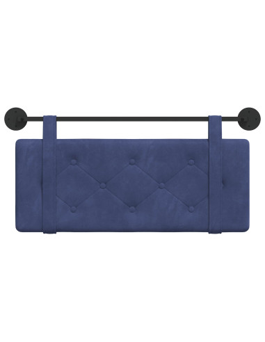 Testata appesa Blu Polizia 110 x 55 x 5 cm Velluto