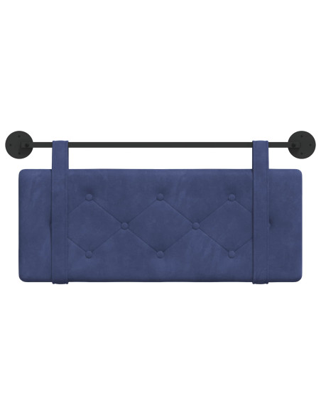 Testata appesa Blu Polizia 110 x 55 x 5 cm Velluto