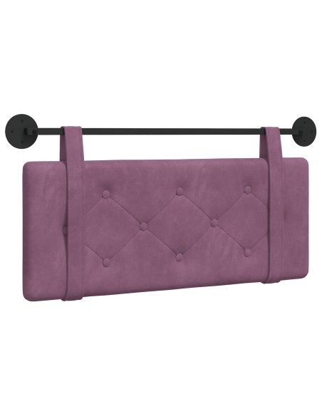 Testata appesa Montaggio a parete Viola 110 x 55 x 5 cm Velluto