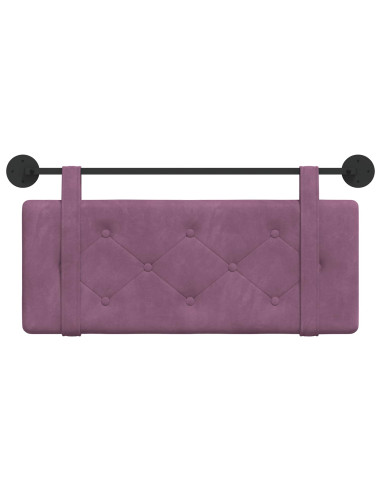 Testata appesa Montaggio a parete Viola 110 x 55 x 5 cm Velluto