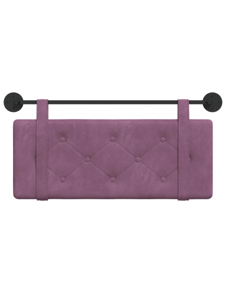 Testata appesa Montaggio a parete Viola 110 x 55 x 5 cm Velluto