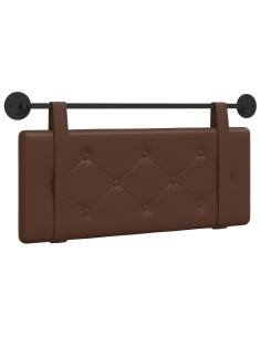 Testata appesa Marrone 100 cm Pelle Sintetica 2