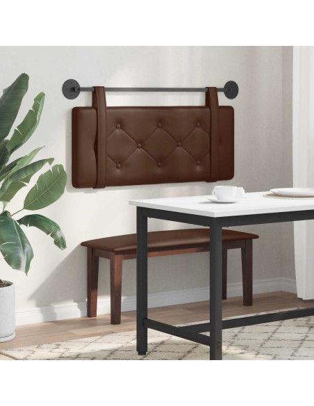 Testata appesa Marrone 100 cm Pelle Sintetica