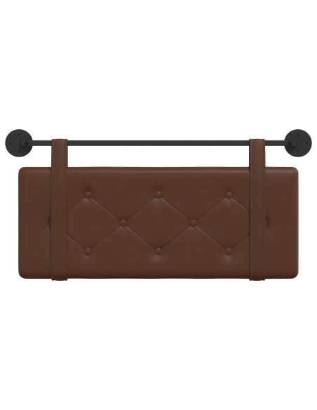 Testata appesa Marrone 100 cm Pelle Sintetica