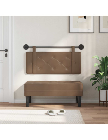 Testata appesa Cappuccino 100 cm Pelle Sintetica