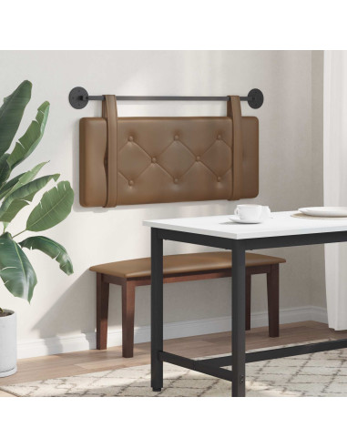 Testata appesa Cappuccino 100 cm Pelle Sintetica