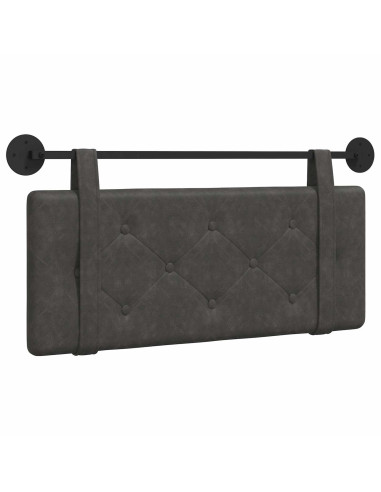 Testata appesa Montaggio a parete Nero 100 cm PU Antico