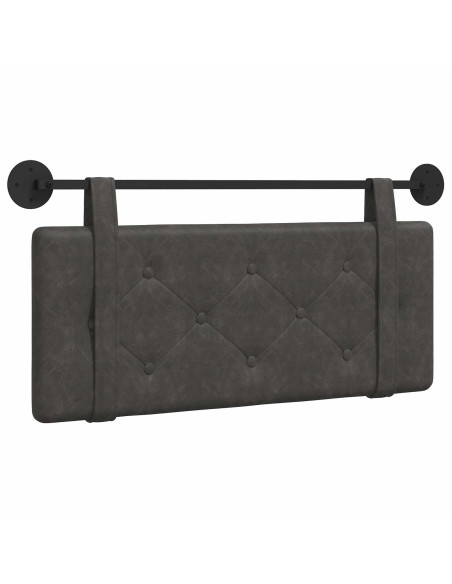 Testata appesa Montaggio a parete Nero 100 cm PU Antico