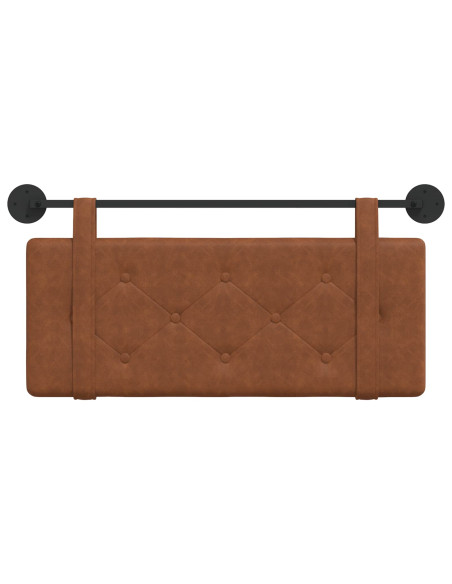 Testata appesa Montaggio a parete Marrone 100 cm PU Antico