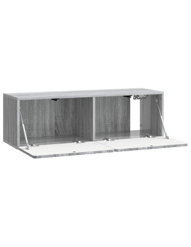 Mobile Porta TV da Muro Grigio Sonoma 98 x 31 x 30 cm