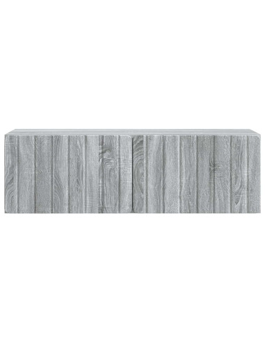Mobile Porta TV da Muro Grigio Sonoma 98 x 31 x 30 cm