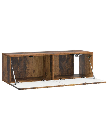 Mobile Porta TV da Muro Legno antico 98 x 31 x 30 cm