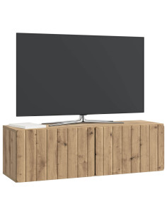 Mobile Porta TV da Muro Rovere Artigianale 98 x 31 x 30 cm 2
