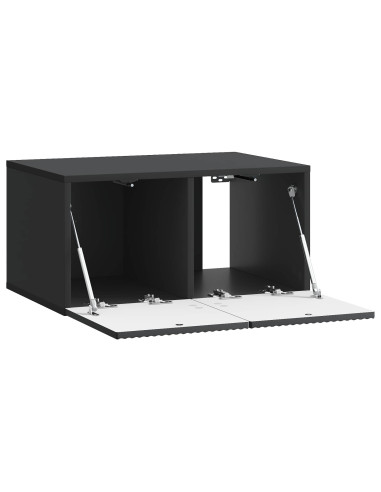 Mobile Porta TV da Muro Nero 59,5 x 41 x 30 cm