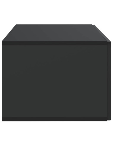 Mobile Porta TV da Muro Nero 59,5 x 41 x 30 cm