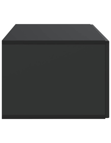 Mobile Porta TV da Muro Nero 59,5 x 41 x 30 cm