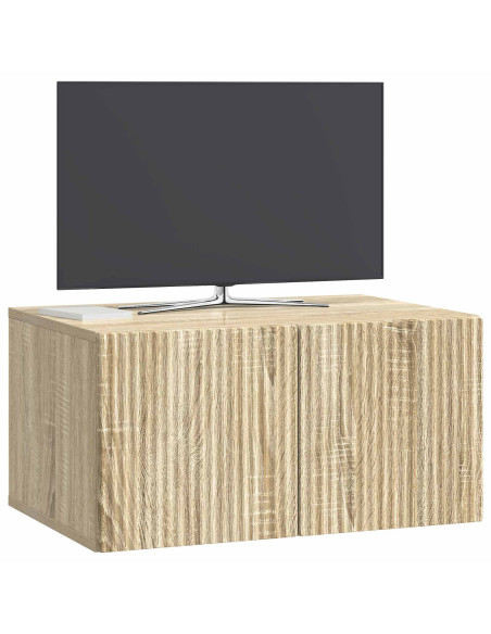 Mobile Porta TV da Muro Rovere Sonoma 59,5 x 41 x 30 cm